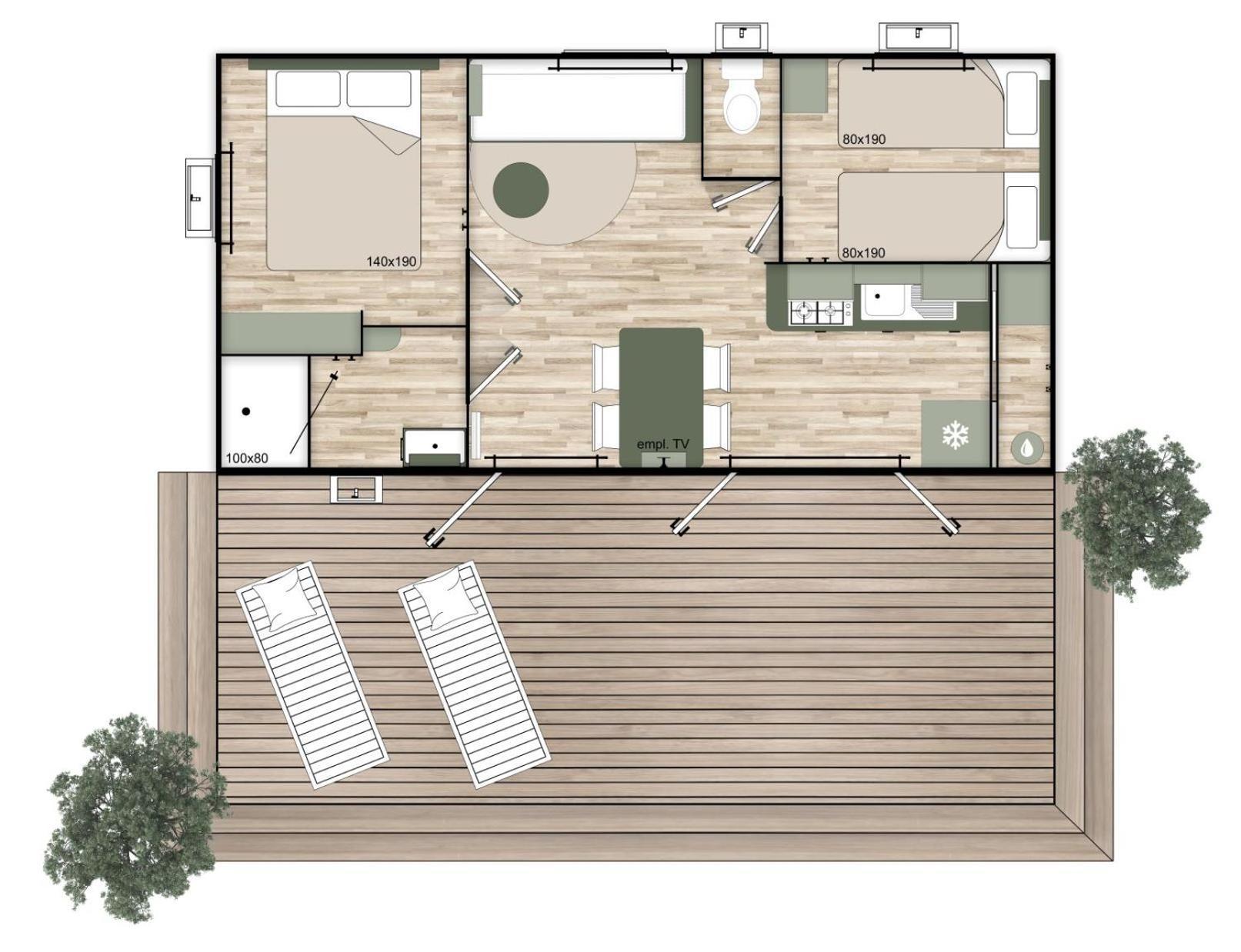 Camping Le Clos De Balleroy Esterno foto